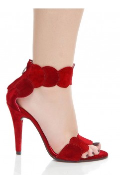 Red Aubrielle Sandals
