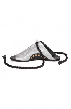 Sandale  dama din piele naturala Coconut Silver