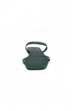 Papuci dama din piele naturala SOUTH OF FRANCE Deep Green