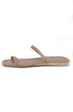 Papuci dama din piele naturala SOUTH OF FRANCE Sand