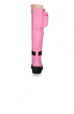 Bocanci dama din piele naturala roz BOOT CAMP PINK 2.0