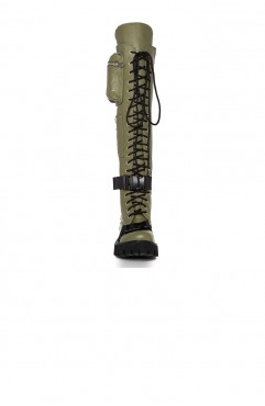 Bocanci dama din piele naturala kaki BOOT CAMP OLIVE 2.0
