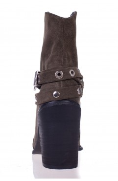 Botine dama din piele naturala  Dariela Kaki
